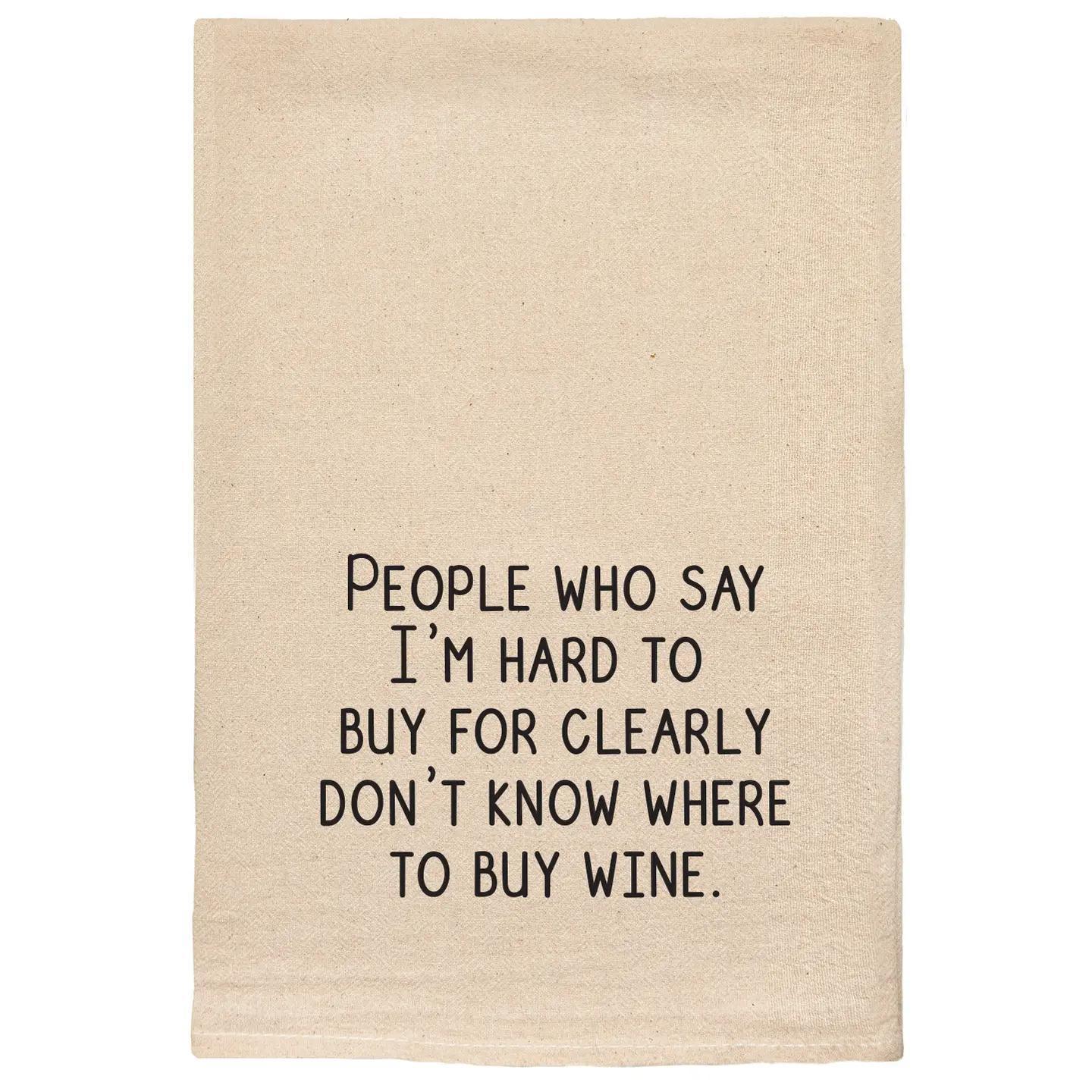 Hard To Buy For Comical, Sassy, and Witty Kitchen Tea Towel