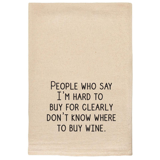 Hard To Buy For Comical, Sassy, and Witty Kitchen Tea Towel