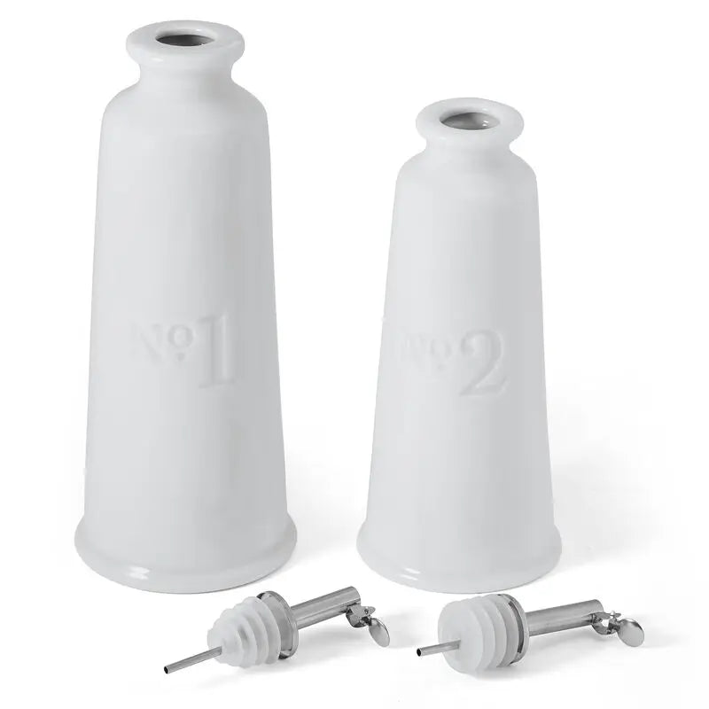 Bistro Oil & Vinegar Set - WHITE