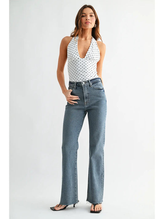 Scissor Cut Bootcut - Medium Denim