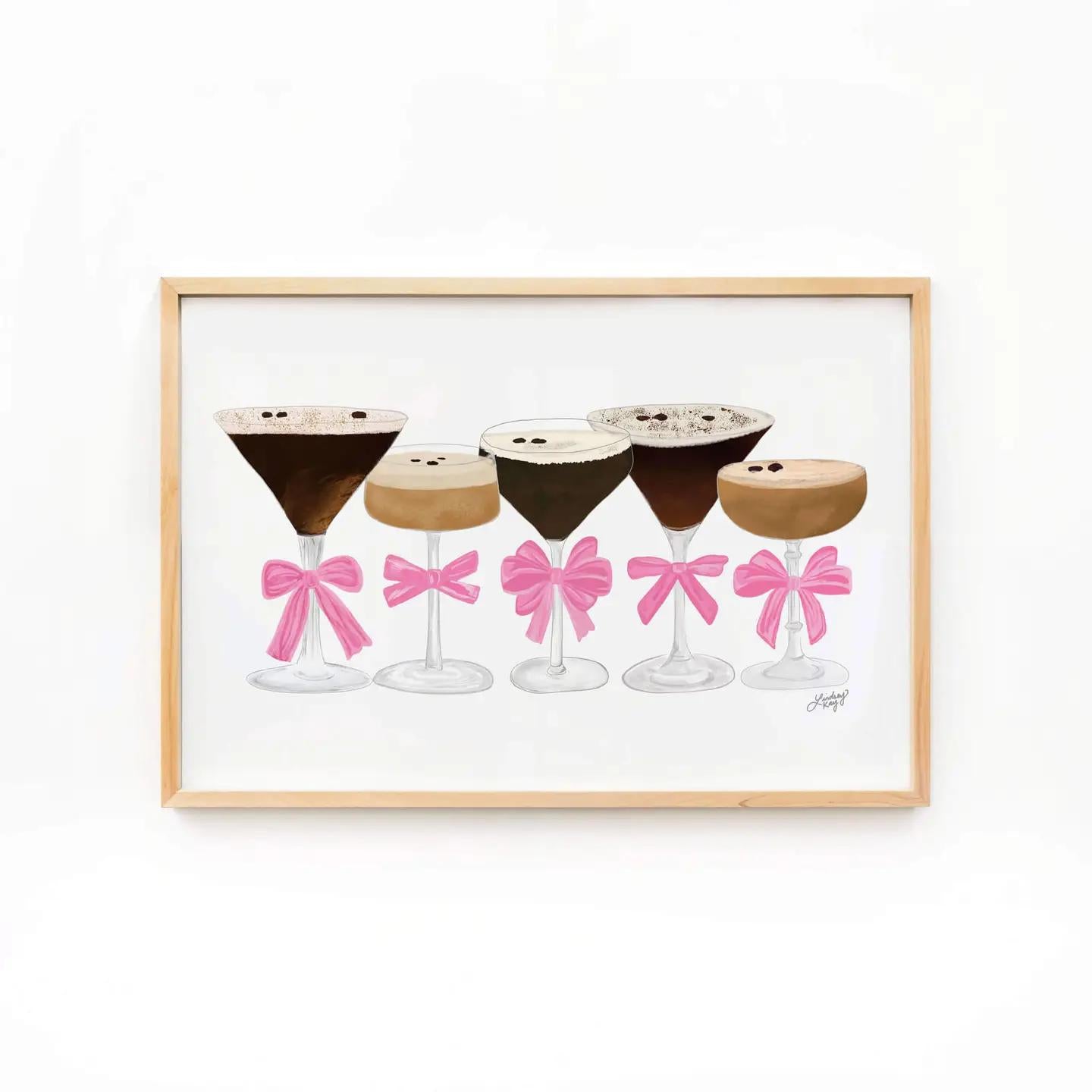 Espresso Martini Illustration - Art Print