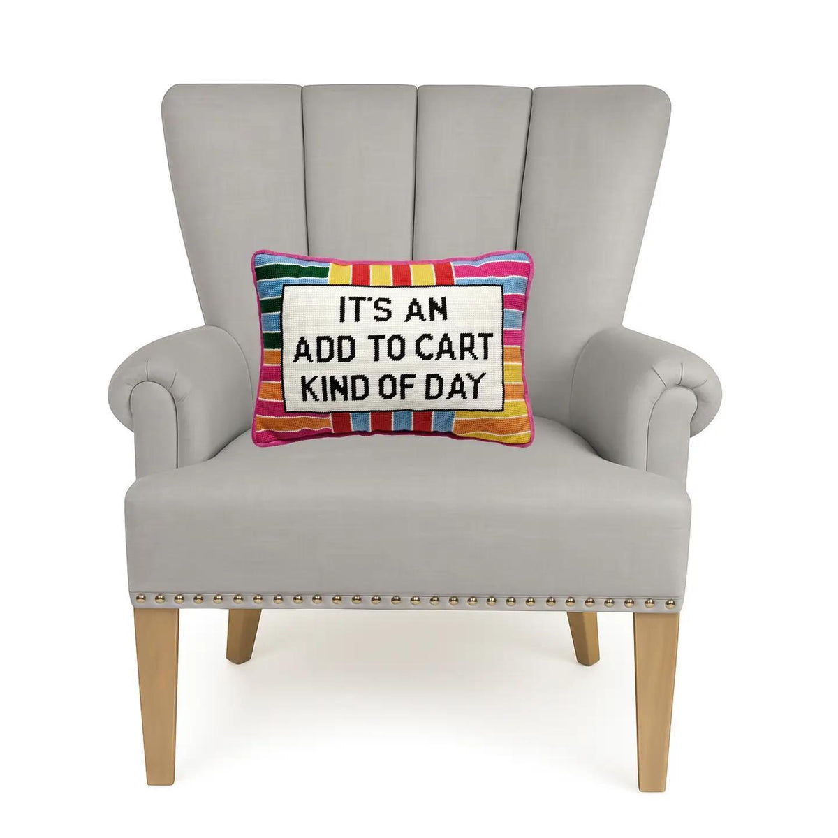 Add To Cart Embroidered Pillow