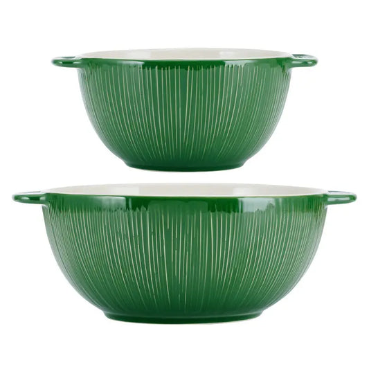 Sicily Bowl Set Of 2 - GREEN