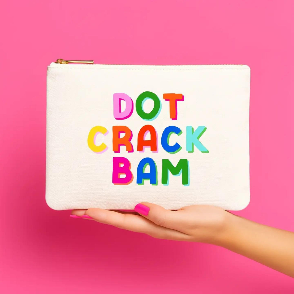 Dot Crack Bam Mahjong Gift Canvas Pouch