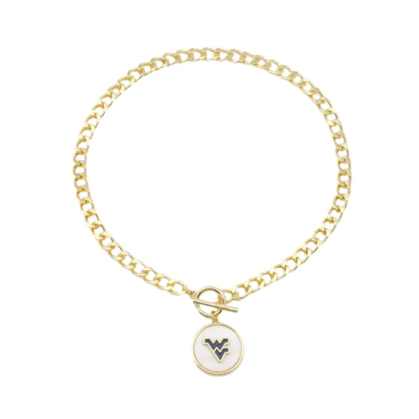 West Virginia Pearl Pendant Necklace
