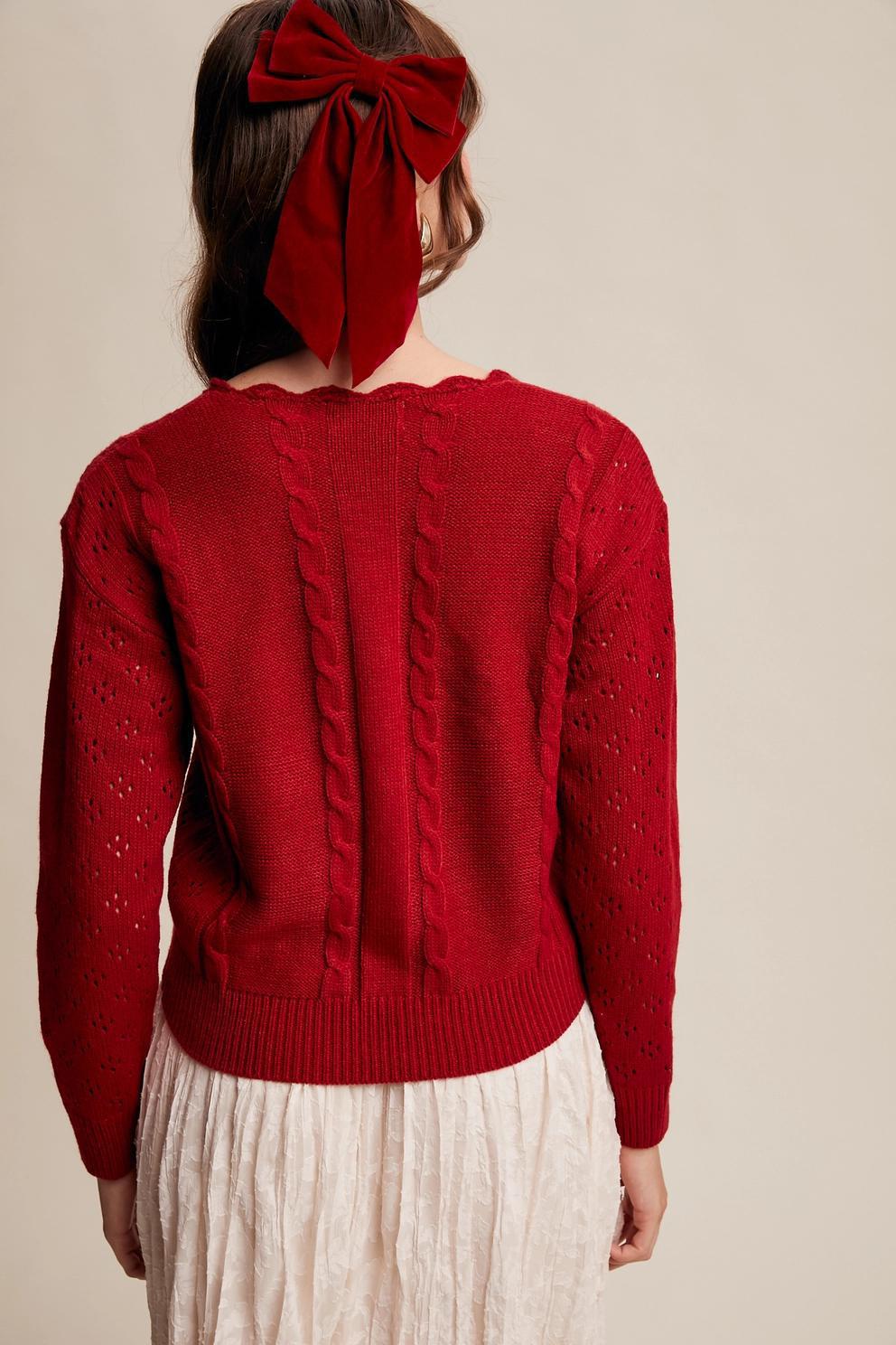 Handmade Crochet Flower Cardigan