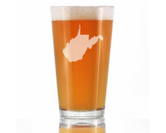 West Virginia Pint Glass