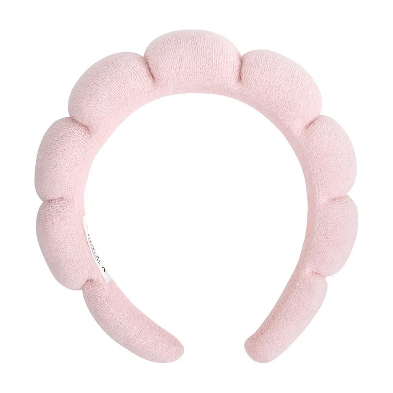 Plush Spa Headband - Light Pink