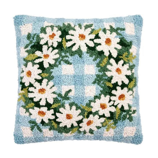 Daisy Wreath Hook Pillow