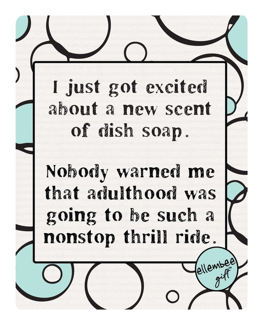 Excited About A New Scent of Soap Funny Swedish Dish Cloths