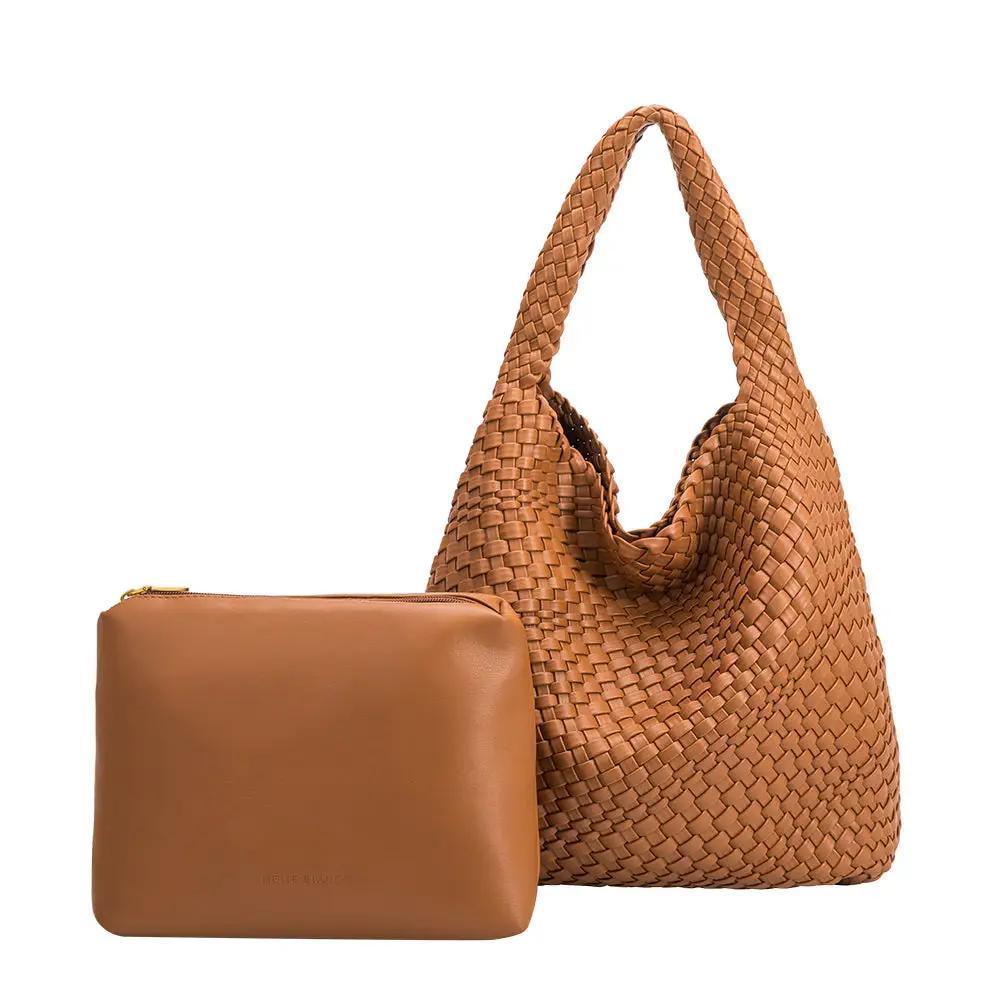 Johanna Saddle L Recycled Vegan Shoulder Bag