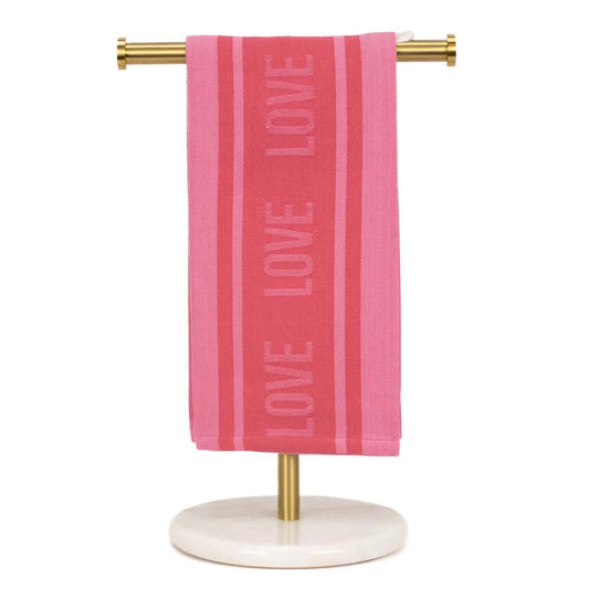 Love Jacquard Hand Towel Pink 20x28